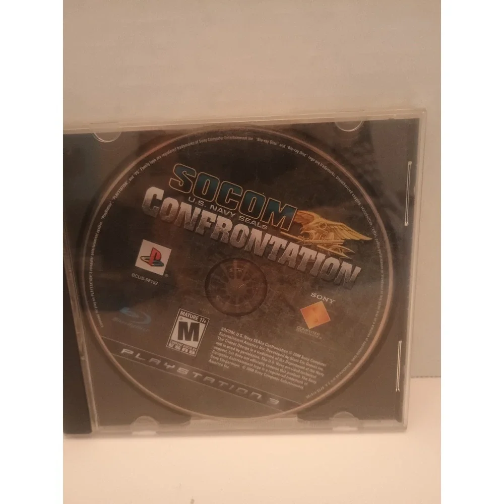 SOCOM U.S. Navy SEALs Confrontation PlayStation 3 PS3 - Disc Only Game Tested